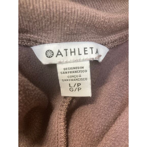 Athleta Salutation Joggers Pants Brown Women’s Large Petite Active Lounge - Picture 10 of 11
